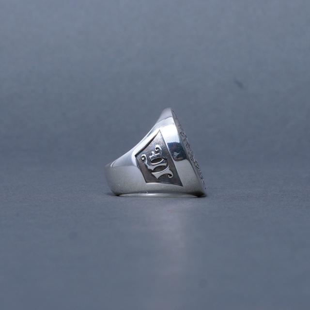 AMERICAN WANNABE/アメリカンワナビー「3rd LOGO Signet RING / SILVER
