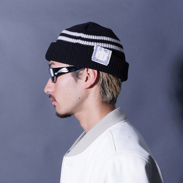 D-01103 /「DOG WATCH / BLACK」ニット帽