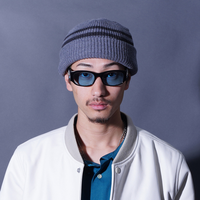 D-01103 /「DOG WATCH / GRAY」ニット帽