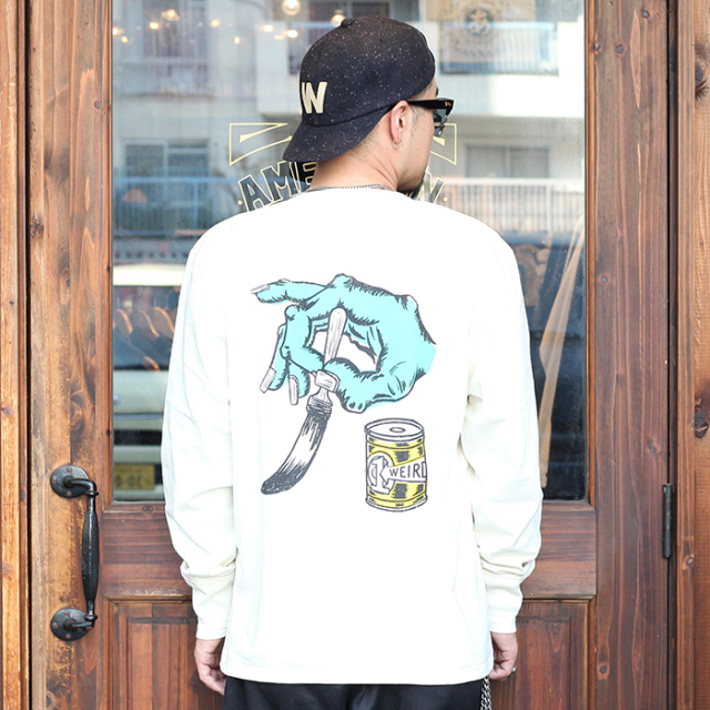 Weirdo ウィアード Paint Can L S Henry T Shirts ヘンリーネックl Sティーシャツ