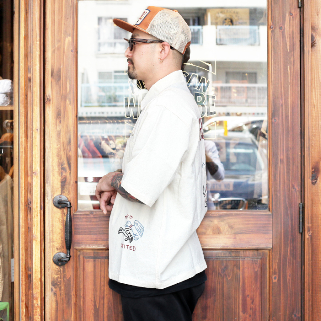 WEIRDO/ウィアード 「 PEACE LOVE - S/S SHIRTS 」 ダンガリーツイルS 