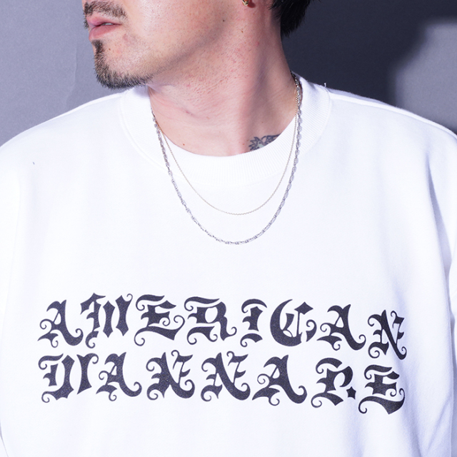 AWCB-250302 /「DRAGON Logo Crew Sweat / WHITE」クルーネックスウェット