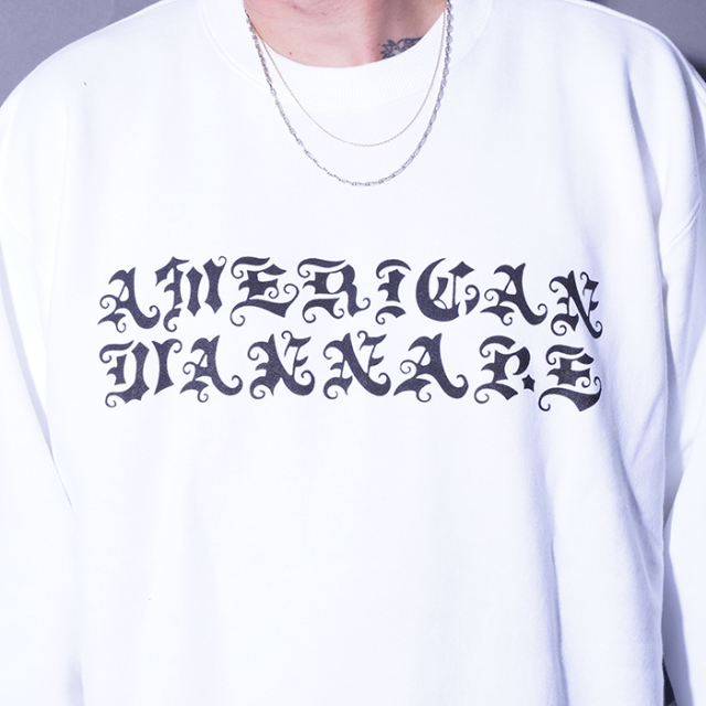 AWCB-250302 /「DRAGON Logo Crew Sweat / WHITE」クルーネックスウェット