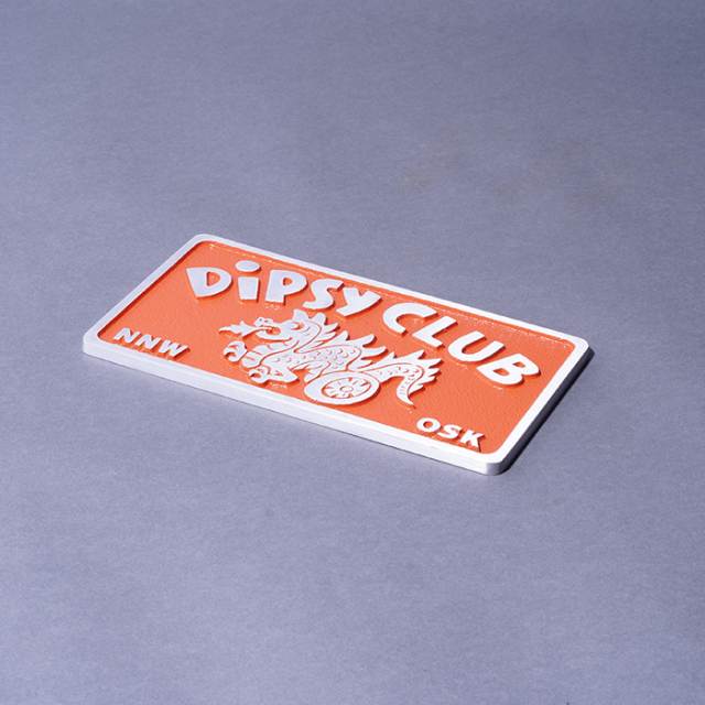 LIMITED ITEM】WEIRDO×AMERICAN WANNABE「DiPSY CLUB CAR CLUB PLAQUE