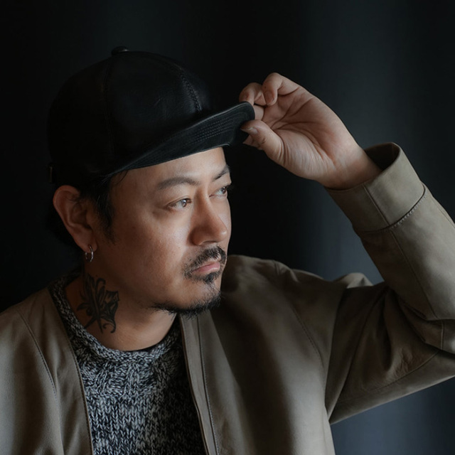 BRUNEL&Co. HATMAKERS COW HIDE レザーキャップ B-105 /「SHORT BRIM CAP / COW HIDE」ショートブリムキャップ