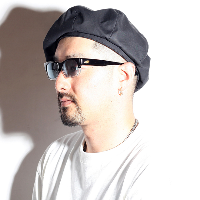 BLACK SIGN × AMERICAN WANNABE 「 British Oiled Cotton Beret