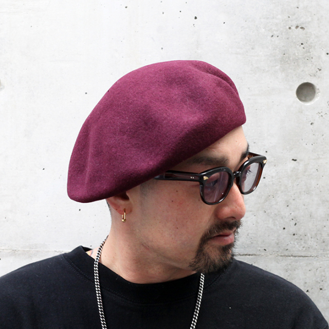 THE H.W.DOG&CO/ザエイチダブリュードッグアンドコー 「BASIC BERET」 ベレー帽