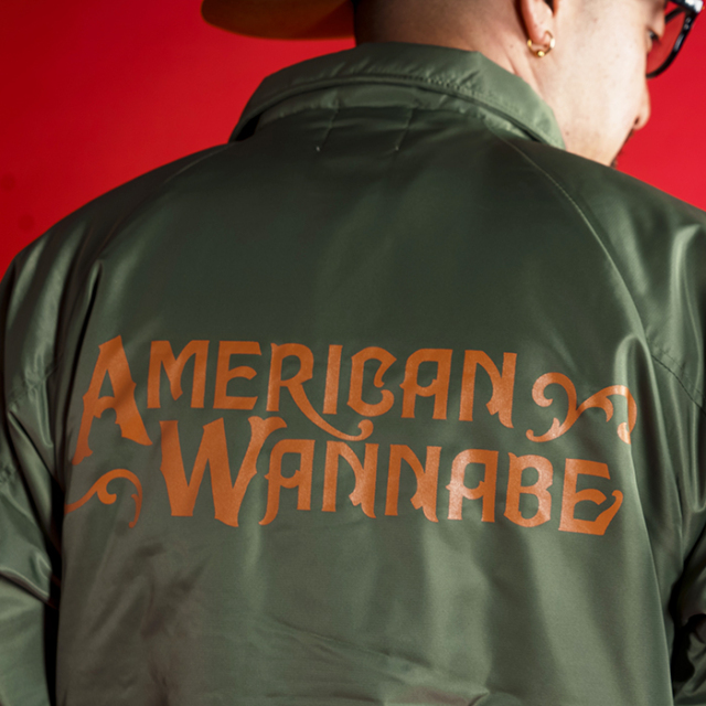 AMERICAN WANNABE/アメリカンワナビー 「10th Signboard Coach Jacket 