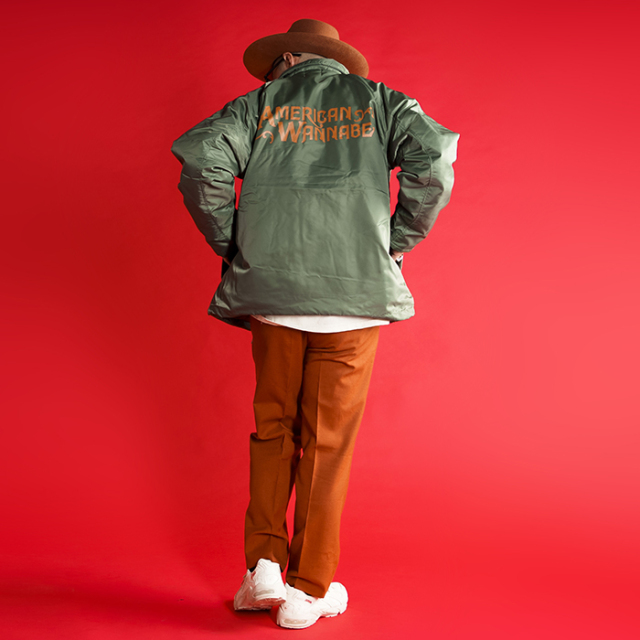 AMERICAN WANNABE/アメリカンワナビー 「10th Signboard Coach Jacket  