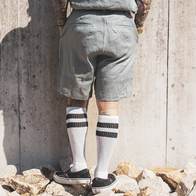 【ナノ・ユニバース】ODORANTES/リネン混ショートパンツ　ホワイトS 25SS】WOMEN スパンライクカーゴショートパンツ ホワイト