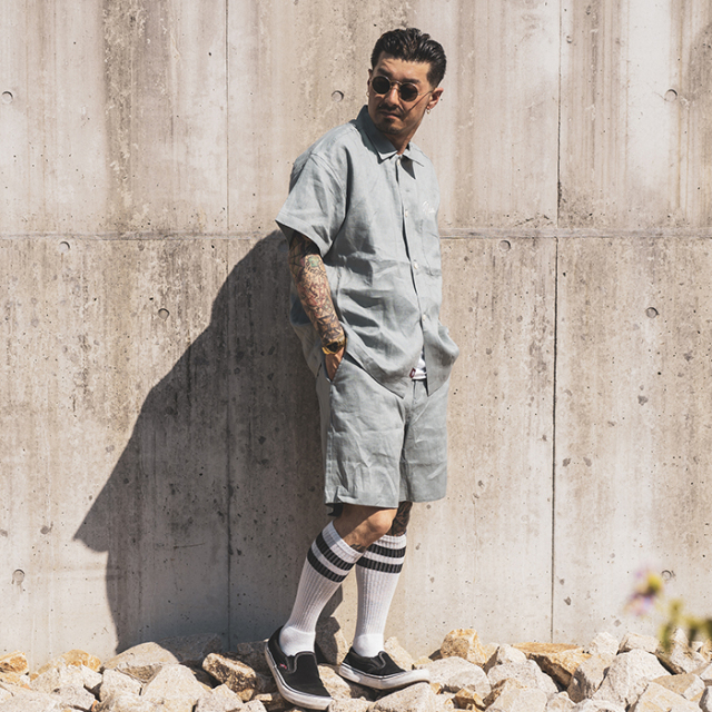 nastoys ナストイズ　アメリカンワナビー　コットンリネンパンツ NASTOYS/ナストイズ「Linen Short Pants」リネンショートパンツ