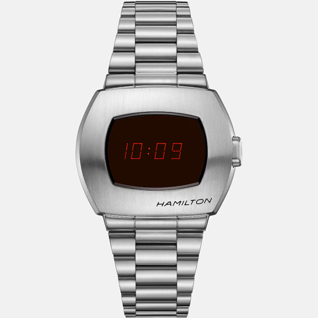 【最終価格】HAMILTON ハミルトン PSR H52414130 シルバー HAMILTON / ハミルトン「H52414130 アメリカン クラシック PSR Digital