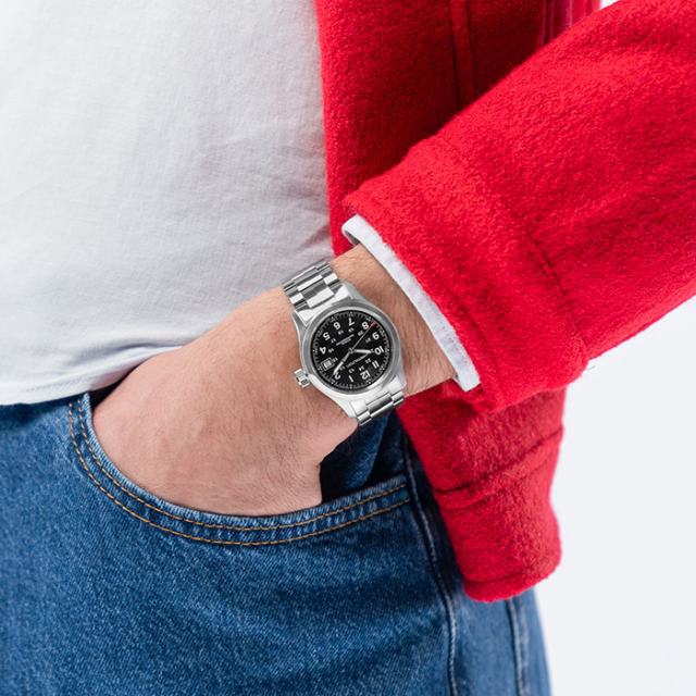 HAMILTON / ハミルトン「H70455133 カーキ フィールド Auto 38mm