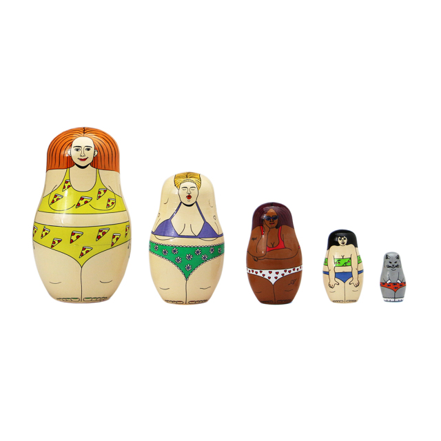 MIDORI KOMATSU ミドリコマツ / 「Happy Hot Girls」 ガールズマトリョーシカ