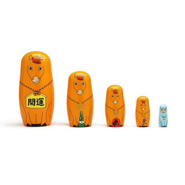 MIDORI KOMATSU ミドリコマツ / 「Happy New Horse」 ホースマトリョーシカ