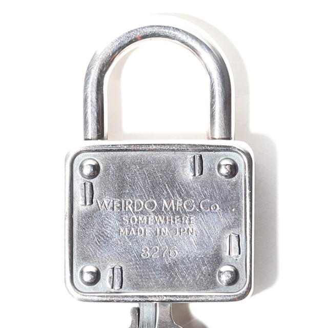 WEIRDO ウィアード PADLOCK パドロックキーホルダー WEIRDO JEWELRY/ウィアードジュエリー】「Padlock Key Chain