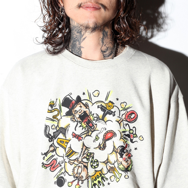 nastoys クルースウェット 楽天市場】NASTOYS ナストイズ / 「Pirates Toys Crew Sweat