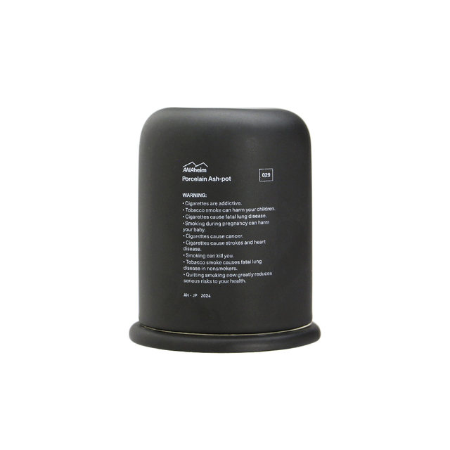 ANAheim アナハイム / 「Porcelain Ash-Pot "Black"」 電子・加熱式タバコ用灰皿