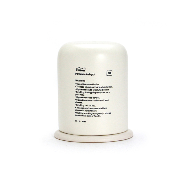 ANAheim アナハイム / 「Porcelain Ash-Pot "Ivory"」 電子・加熱式タバコ用灰皿