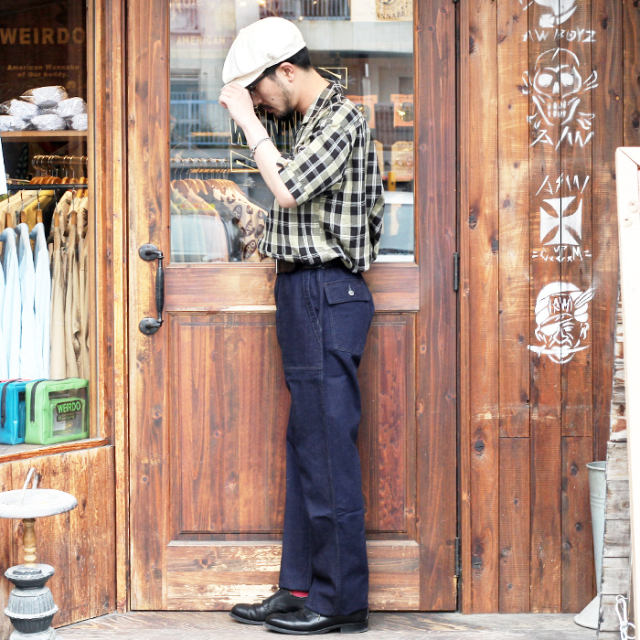 TROPHY CLOTHING/トロフィークロージング 「 Mil Denim Baker Pants 