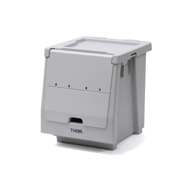 THOR ソー / 「【Set】THOR Stacking Shelf Container "20L"  /  Light gray」 前開き式 収納棚 20Lセット