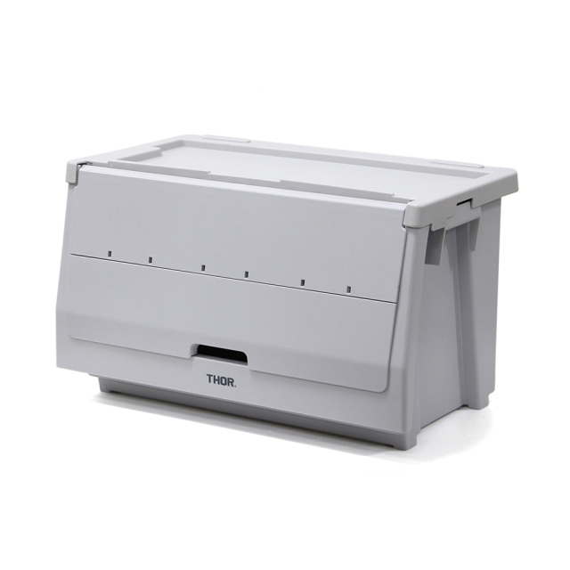 THOR ソー / 「【Set】THOR Stacking Shelf Container "50L"  /  Light gray」 前開き式 収納棚 50Lセット