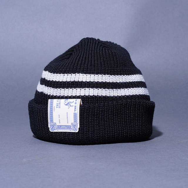THE H.W.DOG&CO/ザエイチダブリュードッグアンドコー「DOG WATCH / BLACK」ニット帽