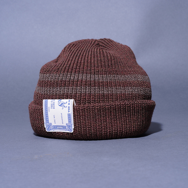 THE H.W.DOG&CO/ザエイチダブリュードッグアンドコー「DOG WATCH / BROWN」ニット帽