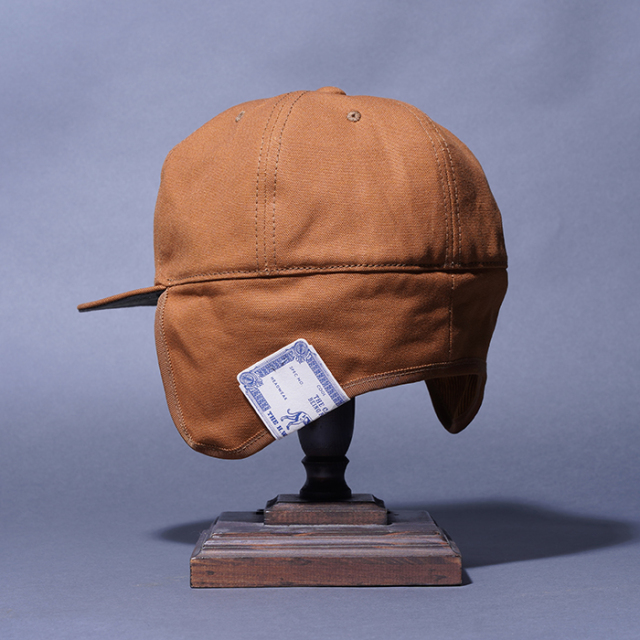 D-01080 /「TRUCKER WINTER CAP / CAMEL」トラッカーウィンターキャップ