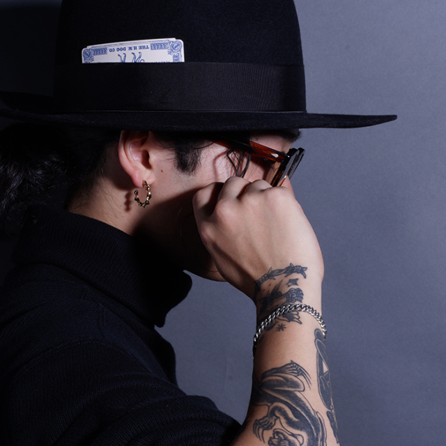 GLAD HAND/グラッドハンド「NARROW CHAIN BRACELET / SILVER」ナロー