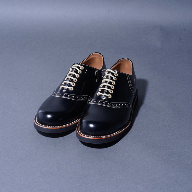 REGAL×GLAD HAND「SADDLE SHOES - ONE COLOR / BLACK」サドルシューズ