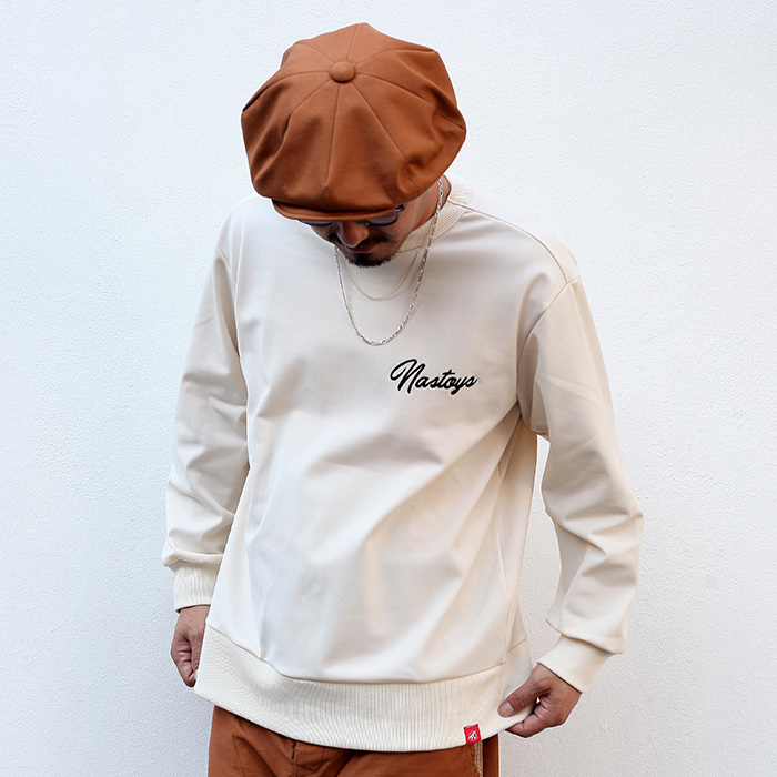 NASTOYS/ナストイズ「High Performance Fabric Sweat/ IVORY」ハイパフォーマンスフリーススウェット