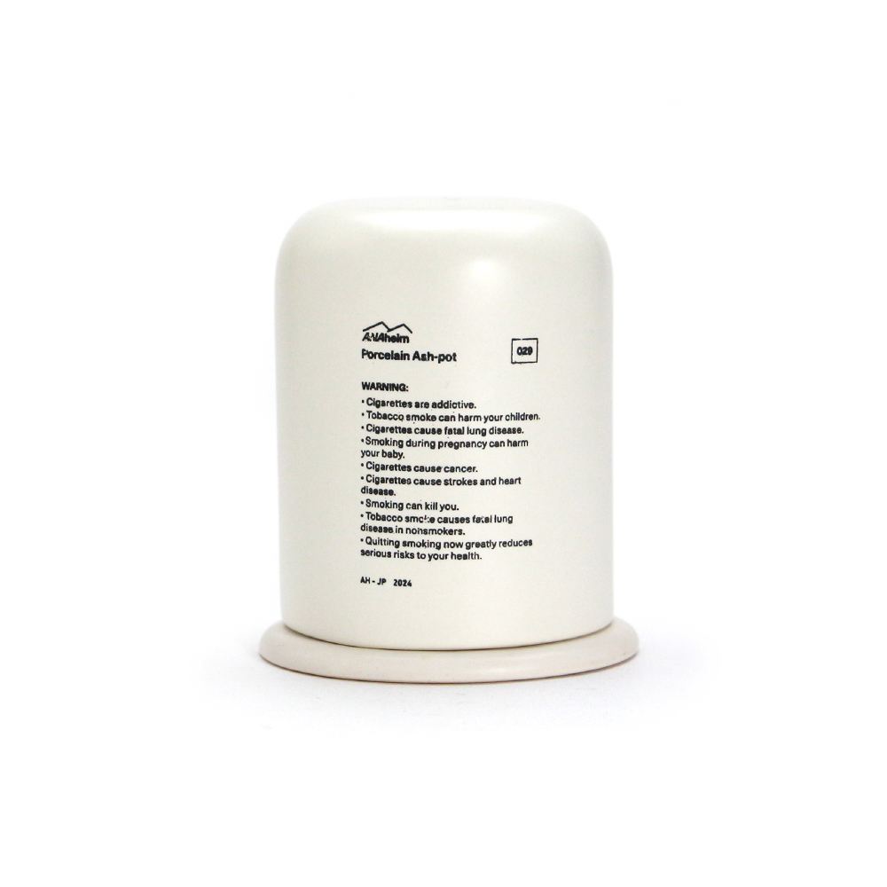 ANAheim アナハイム / 「Porcelain Ash-Pot "Ivory"」 電子・加熱式タバコ用灰皿