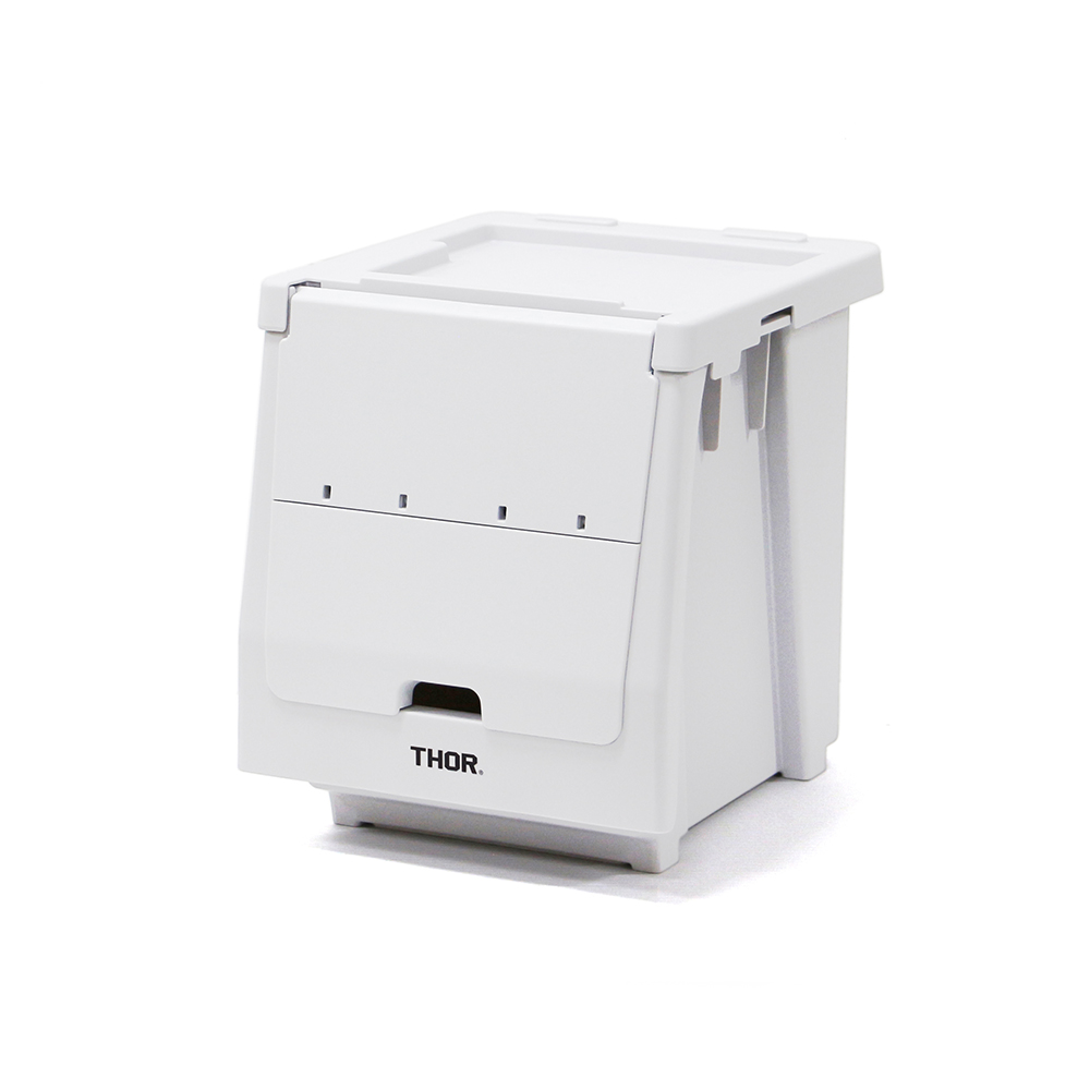 THOR ソー / 「【Set】THOR Stacking Shelf Container "20L"  / White」 前開き式 収納棚 20Lセット