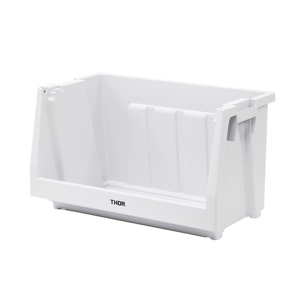 THOR ソー / 「THOR Stacking Shelf Container "50L"  /  White」 前開き式 収納棚 50L本体