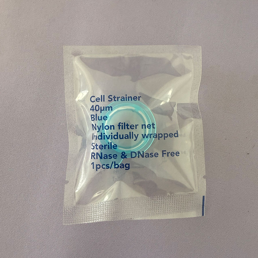 セルストレーナー 目開き40μm 50個入り(水色）１式(3-6649-01)