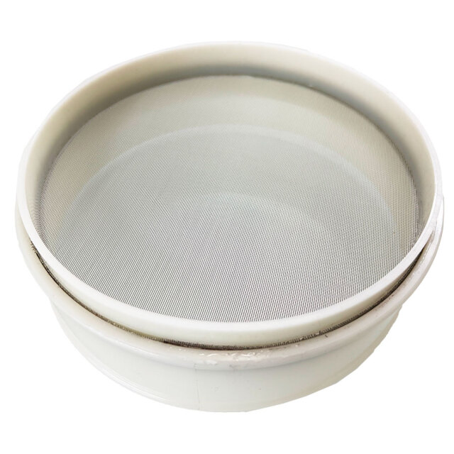 カーボンメッシュ篩 ナイロン+カーボン 目開き：105μ メッシュ：142/163 糸径：2×43+60 50/52CF