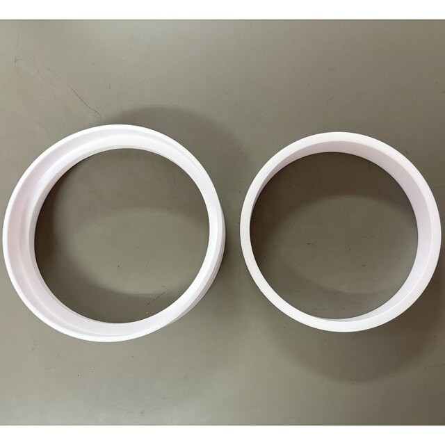 PTFEメッシュ篩 φ200 PTFEメッシュ目開き約１ｍｍ、約0.3ｍｍ各300ｍｍ角シート１枚付き