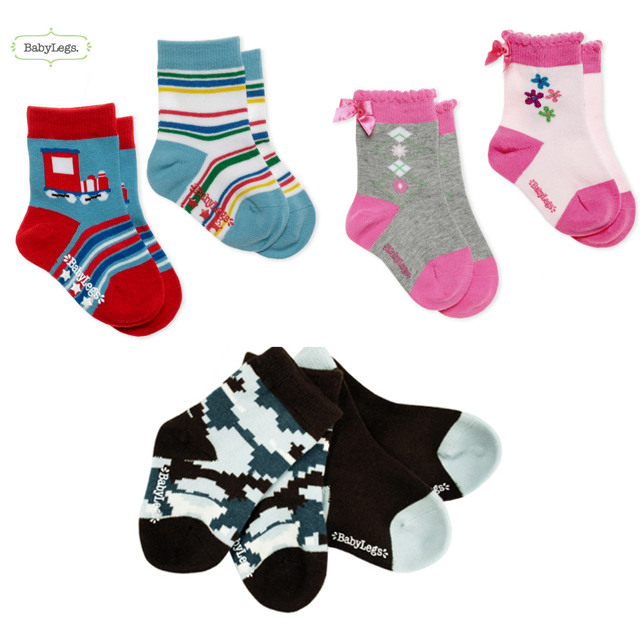 【DM便送料無料】Baby Legs（ベビーレッグス） socks/靴下　2足入　0-12ヶ月