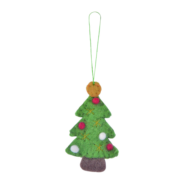 フェルトオーナメント　ツリーミックスモチーフ