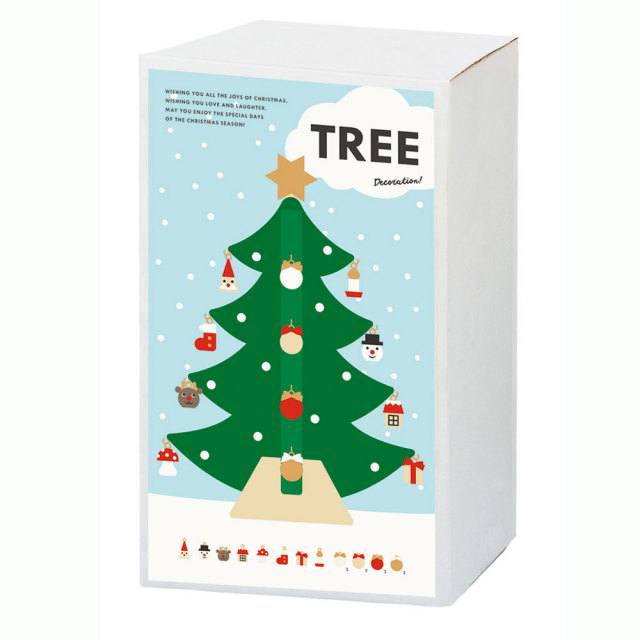 ヤトッチ フェルトのミニツリー 2012Xmas フェルト アドベントツリー