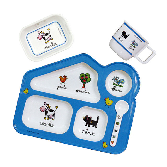 ラシェーロング　4ピース食器セット