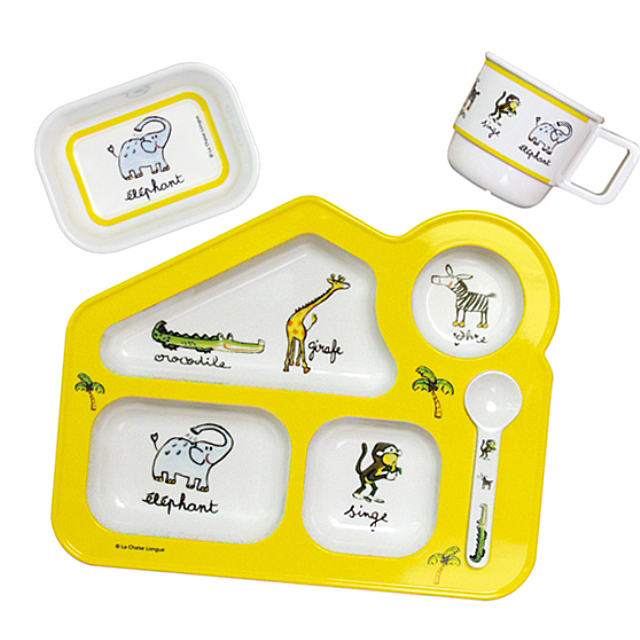 ラシェーロング　4ピース食器セット