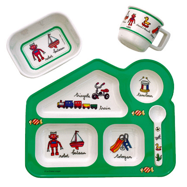 ラシェーロング　4ピース食器セット