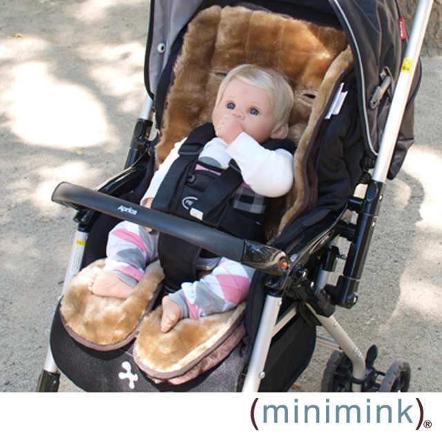 ミニミンク　ベビーカーシート
