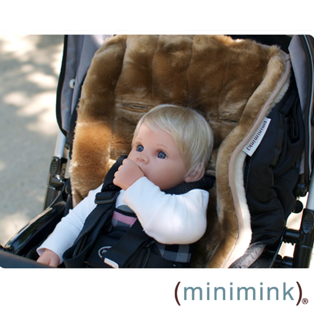 ミニミンク　ベビーカーシート