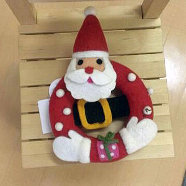 クリスマス フェルトクリスマスリース / モココ ○X'mas○