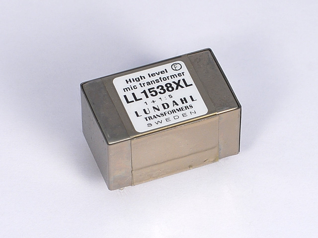 ルンダール　トランス　Lundahl　LL1538XL　マイク・トランス　LL1538よりコアが45％大きい