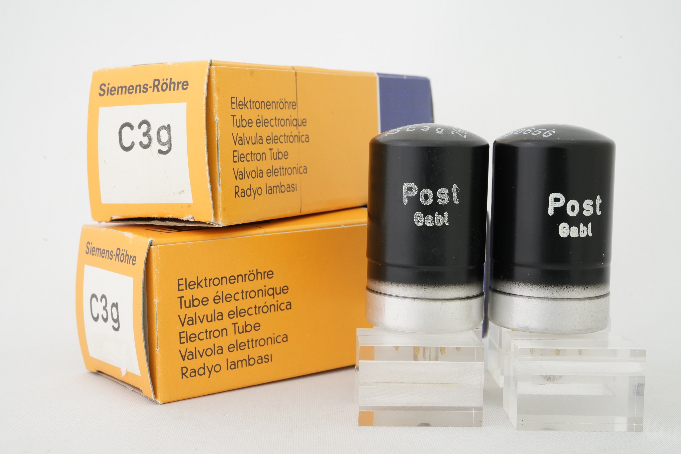M*u様 SIEMENS C3g 真空管 2個セット箱付き未開封 SIEMENS C3g 真空管 2個セット(箱未開け)