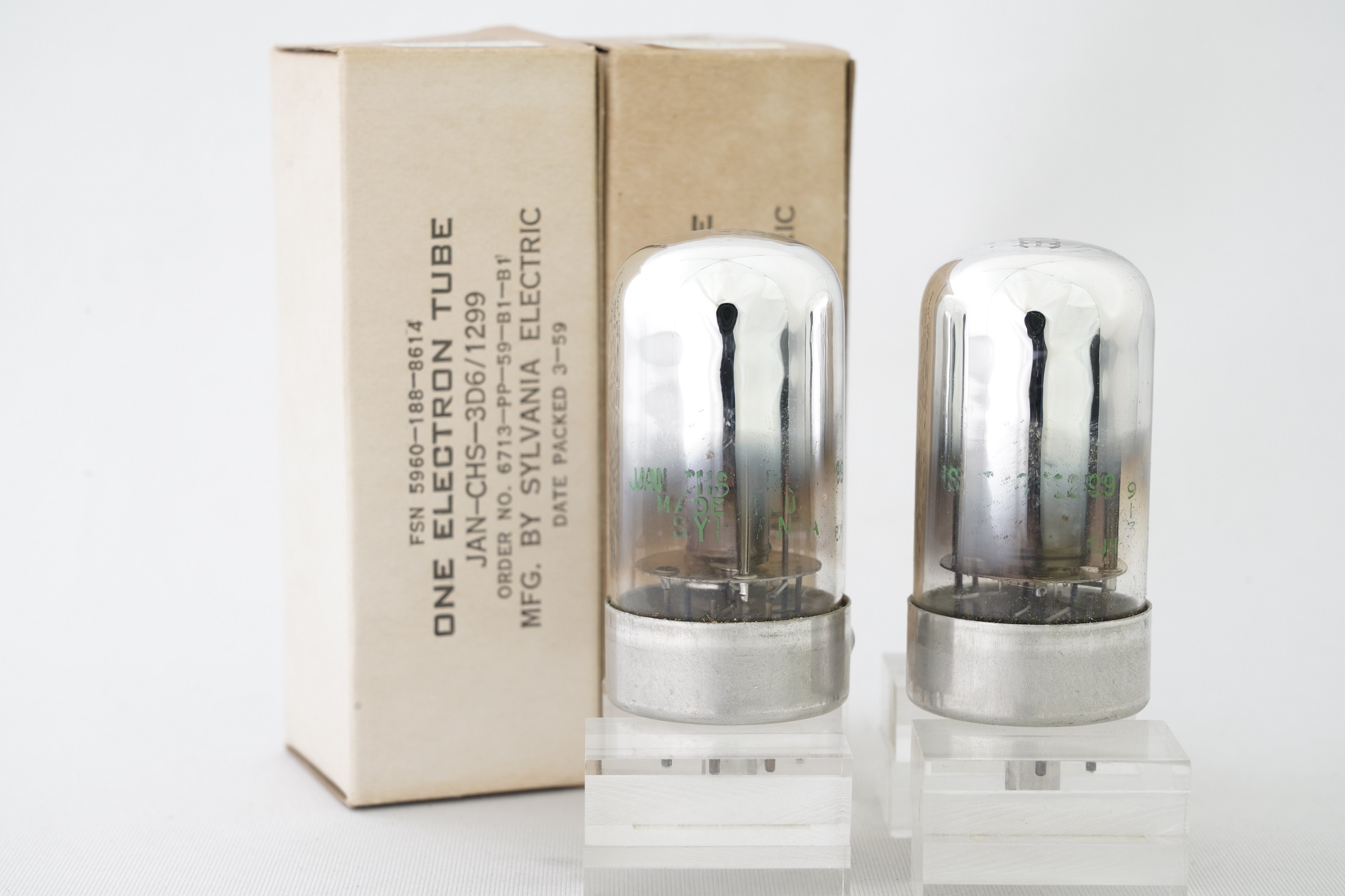 JAN CHS 3D6 SYLVANIA 2本1組